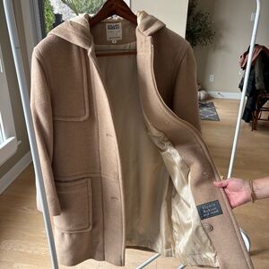 Hilary Radley Women's Tan Hooded jacket